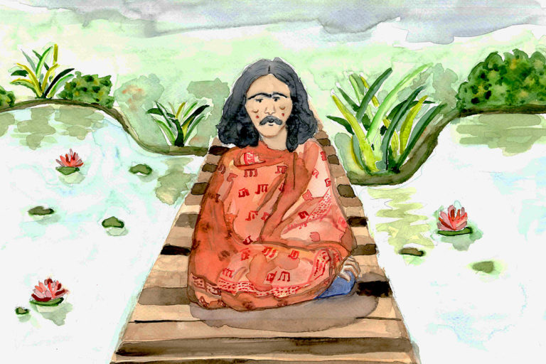 watercolor Illustration George Harrison print