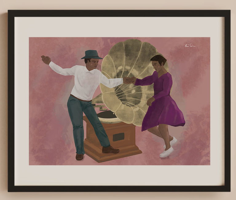 swing dance print