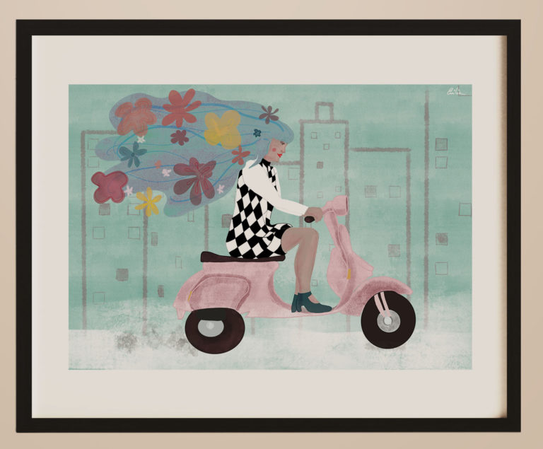 Vespa print